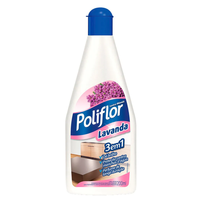 Poliflor Lustra Moveis Lavanda 200ml
