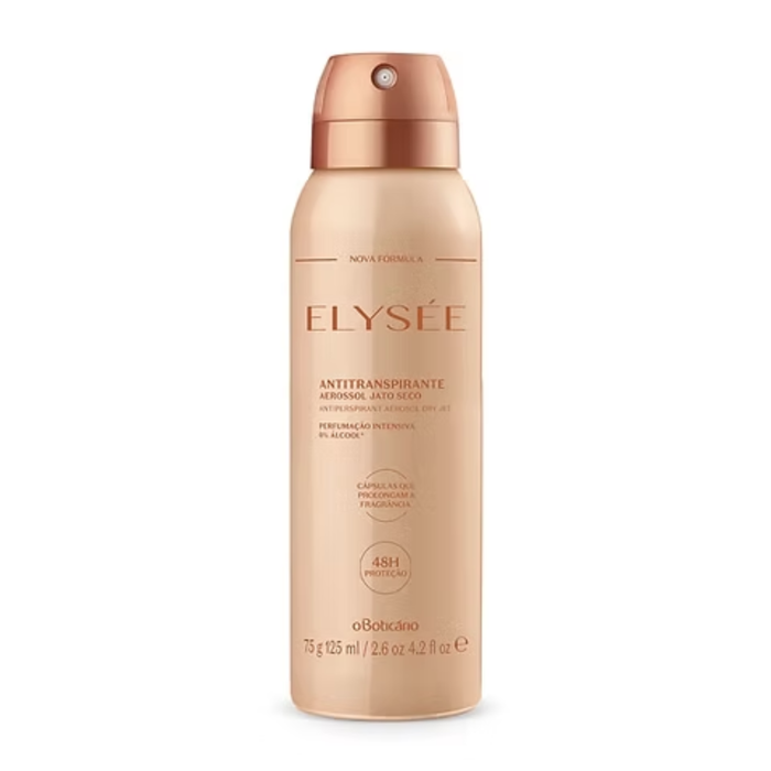 O Boticario Elysee Desodorante Antitranspirante Aerosol 125ml