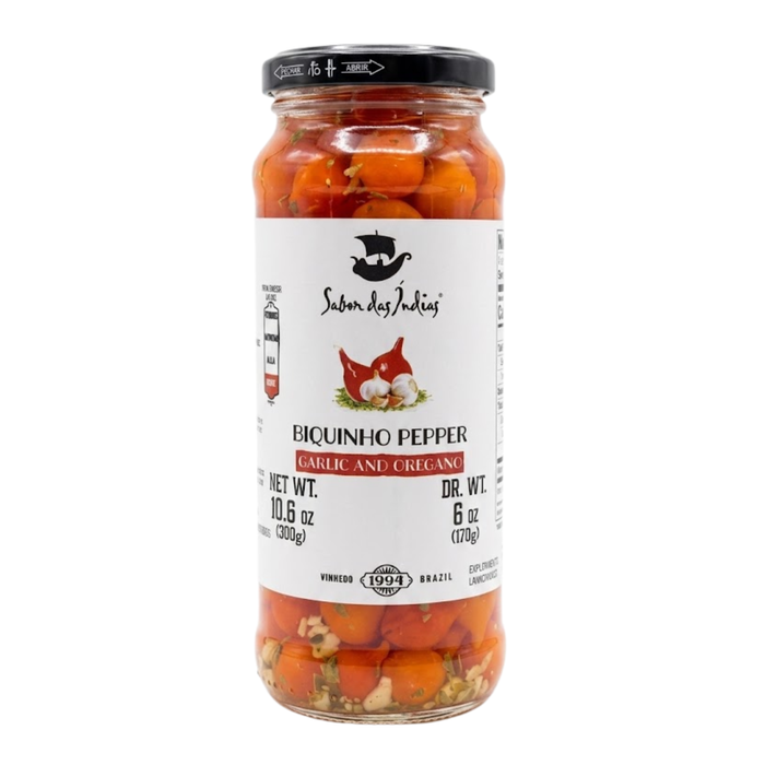 Sabor das Indias Pimenta Biquinho c/ Alho e Oregano 300g