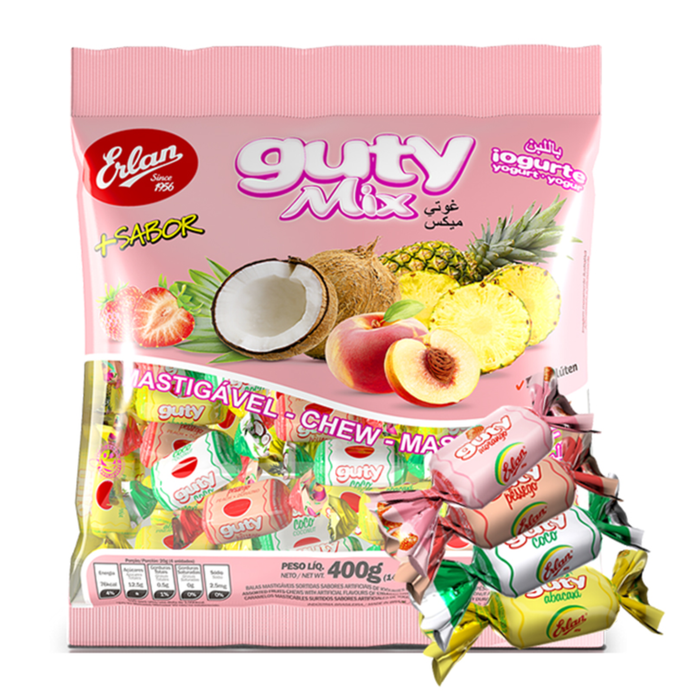 Erlan Bala Mastigavel Gutty Mix 400g