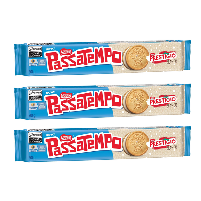 Nestlé Passatempo Biscoito Prestigio Branco 90g