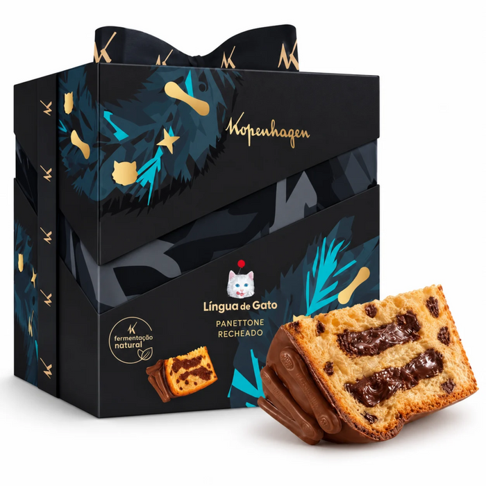 Kopenhagen Panettone Lingua de Gato 914g