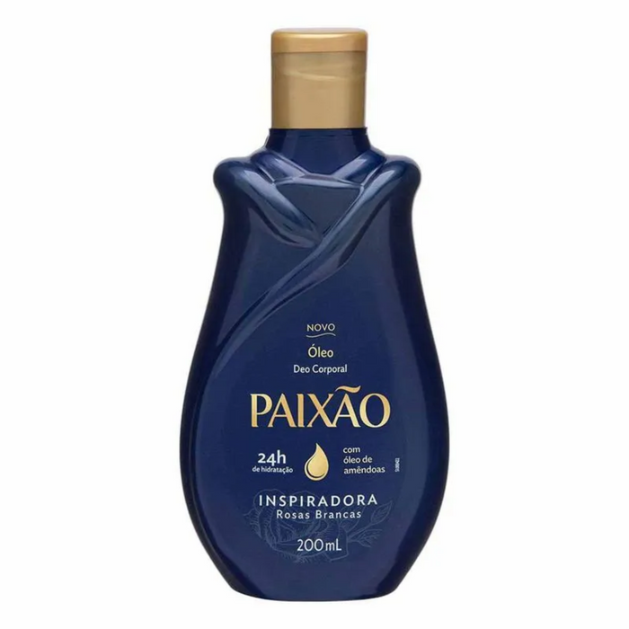 Paixao Oleo Corporal Inspiradora Rosas Brancas 200ml