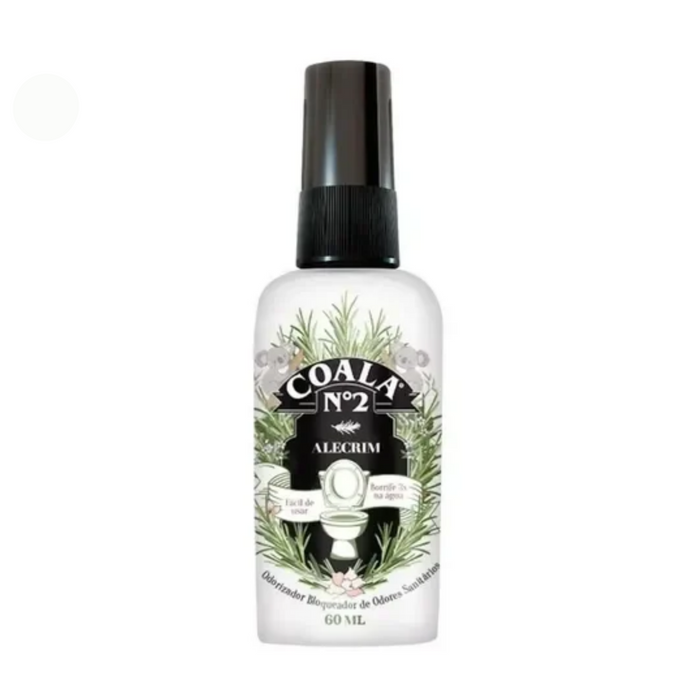 Coala Alecrim Odorizador Bloqueador de Odores Sanitarios 60ml