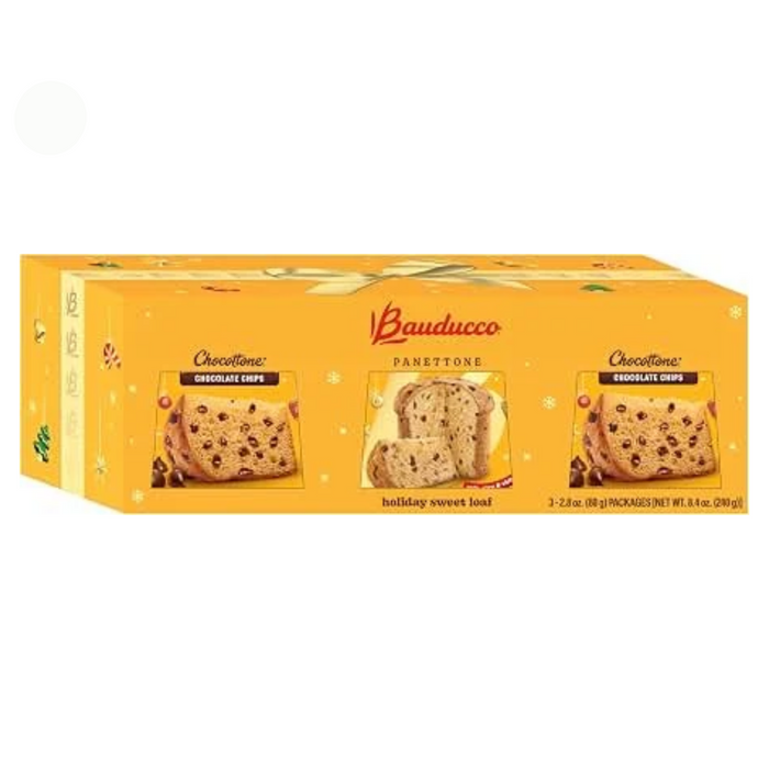 Bauducco Caixa 3 Mini Panettones Sortidos 80g cada
