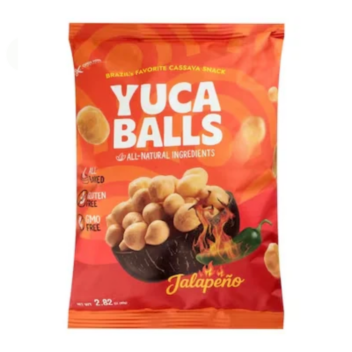 Yuca Balls Biscoito de Polvilho Sabor Jalapeno 80g