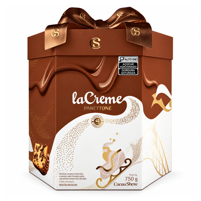 Cacau Show Panettone LaCreme Premium 750g