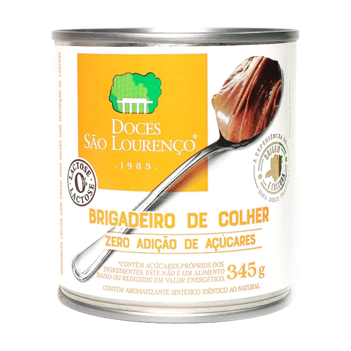 Sao Lourenco Brigadeiro de Colher Zero Lactose 345g