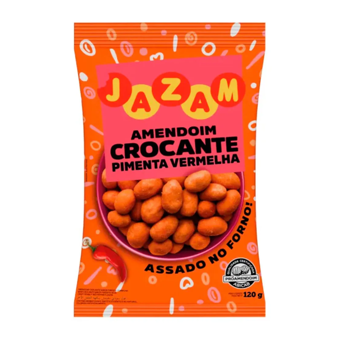 Jazam Amendoim Crocante Pimenta Vermelha 120g
