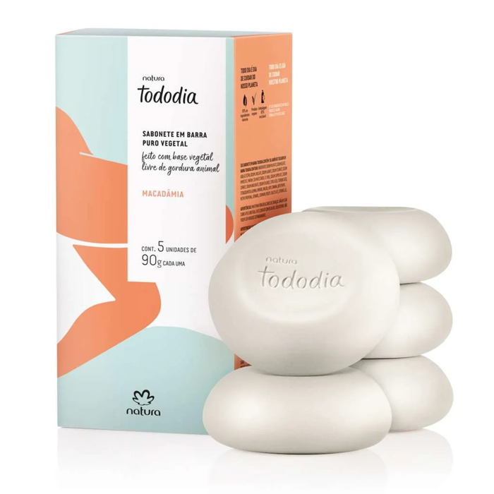NATURA Sabonete em Barra Macadamia 450g (5x90g)