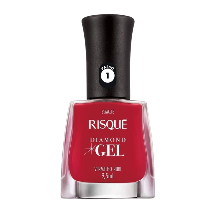 Risque Esmalte Gel Vermelho Rubi 9,5ml