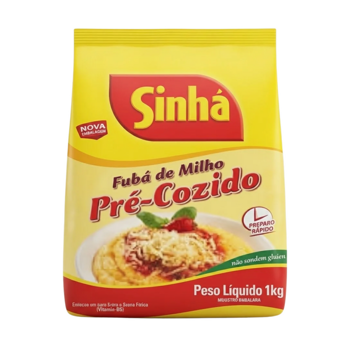 Sinha Fuba de Milho Pre-Cozido 1Kg