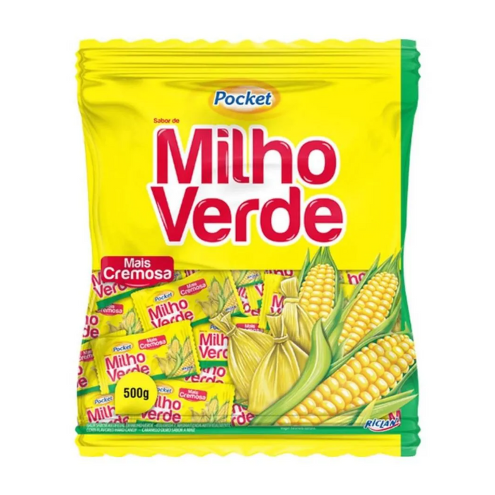 Pocket Bala Milho Verde 500g