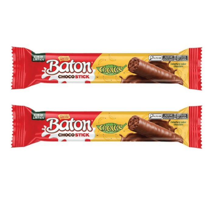 Garoto ChocoStick Caribe 24g - 2 Unidades