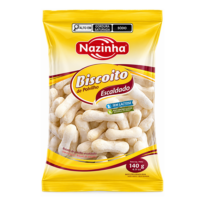 Nazinha Biscoito de Polvilho Escaldado 140g