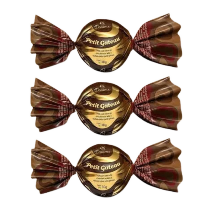 Cacau Show Trufa Dreams Petit Gateau - 3 unidades
