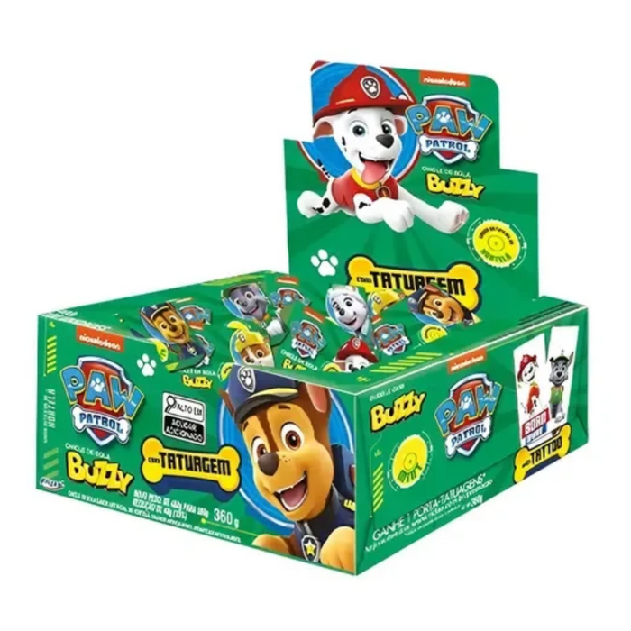 Buzzy Chicle Patrulha Canina Hortela 360g