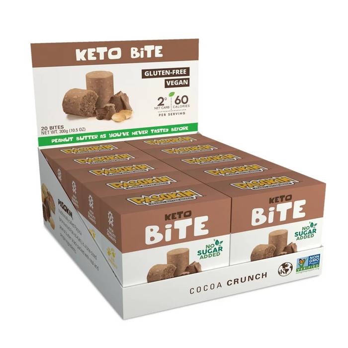 Pasokin Bites Paçoca Sabor Cacau 300g