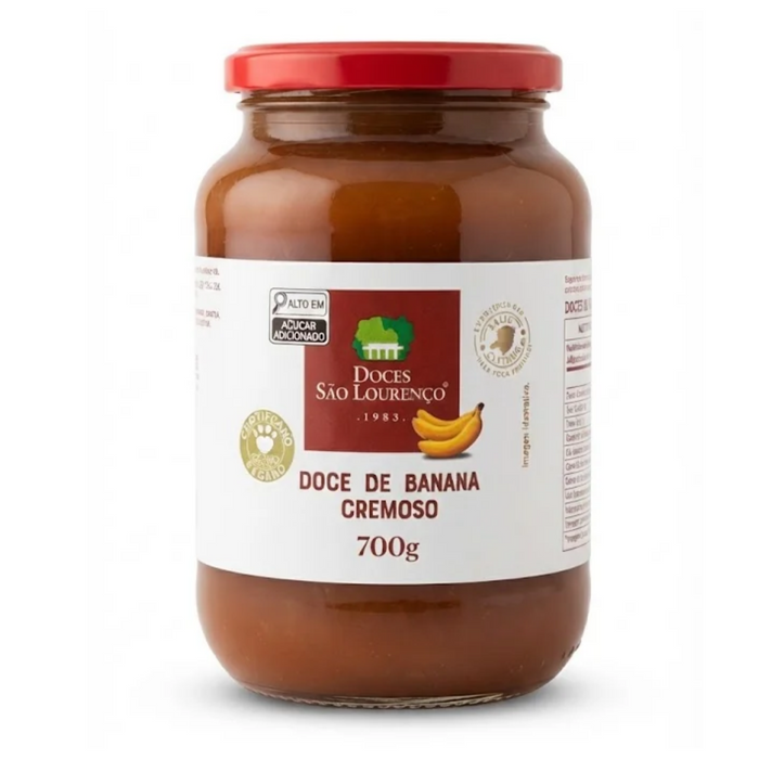 São Lourenço Doce Cremoso de Banana 700g