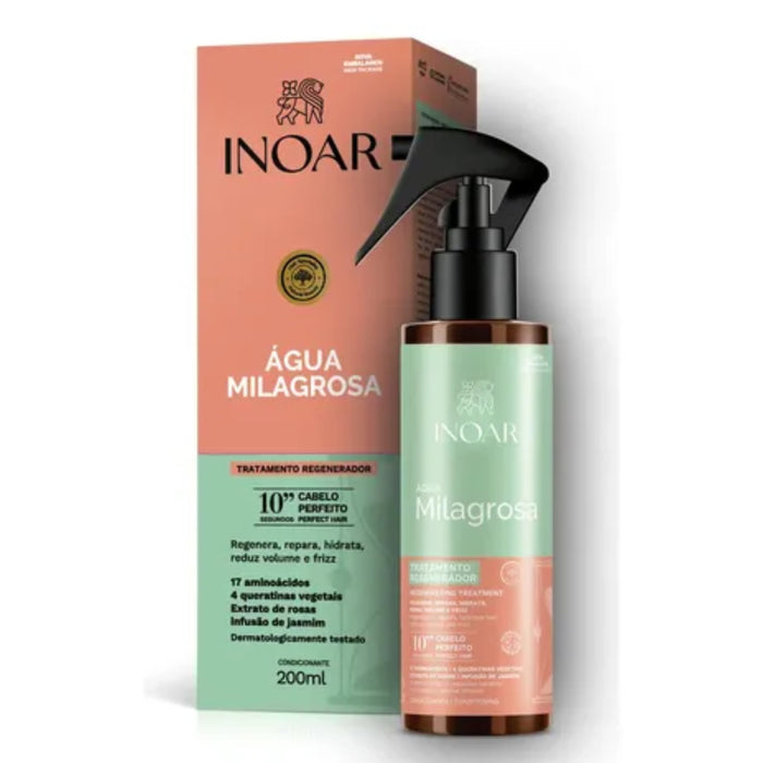 Inoar Agua Milagrosa Tratamento Regenerador 200ml