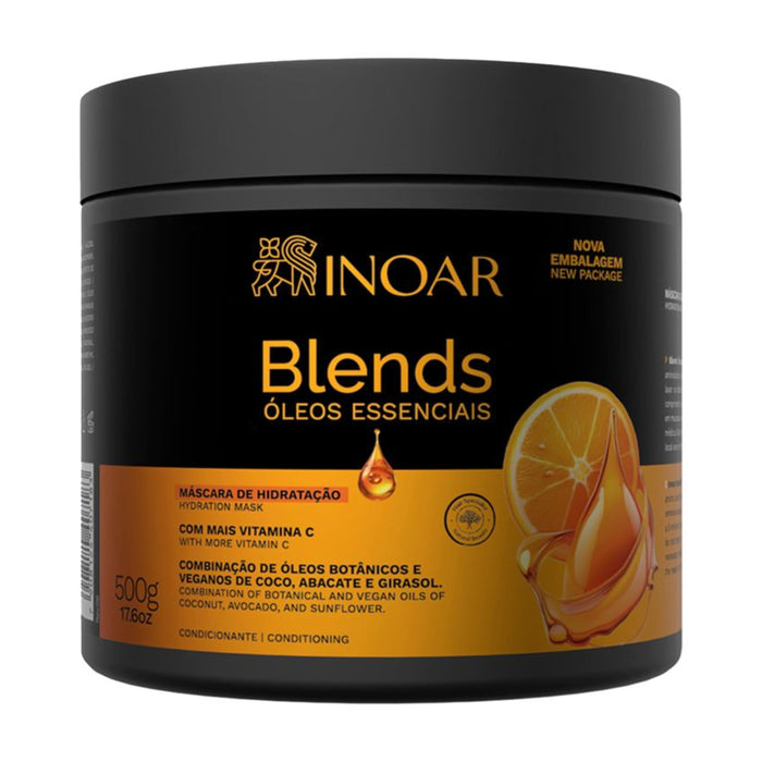 Inoar Blends Oleos Essenciais Mascara de Hidratacao 500g