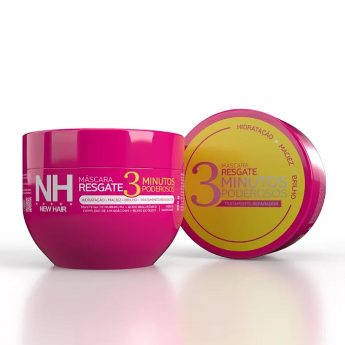 New Hair Mascara Resgate Tratamento Reparador 250g