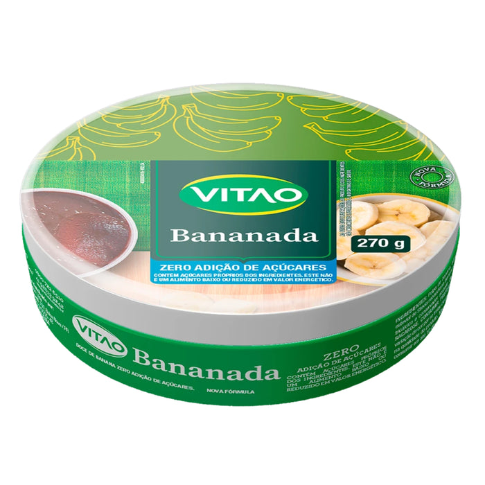 Vitao Bananada Zero Acucar 270g