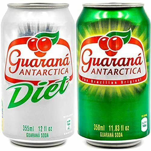 Guaraná Antarctica Regular e Diet Lata 350ml 11.83oz - 6 un