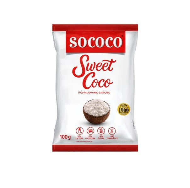 Sococo Coco Ralado Úmido e Adoçado 100g