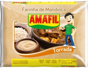 Amafil Farinha Mandioca Torrada 1Kg