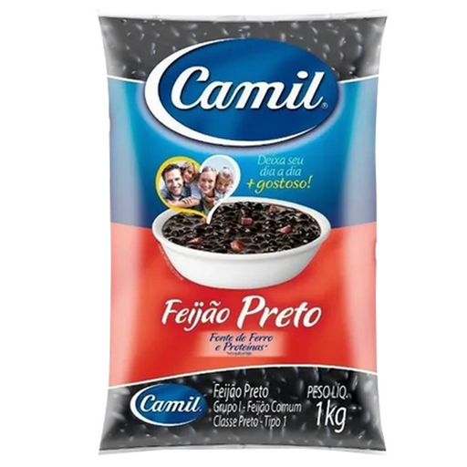 Feijao Preto - Feijao Camil - Produto Brasileiro - Feijoada - Feijao com arroz - Feijao e Arroz - Camil - Mais vendido 