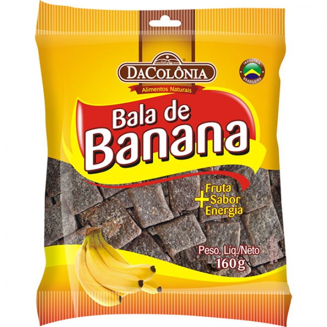 Da Colônia Bala de Banana 160g