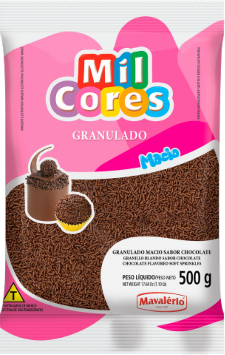 Mavalério Chocolate Granulado Macio 500g