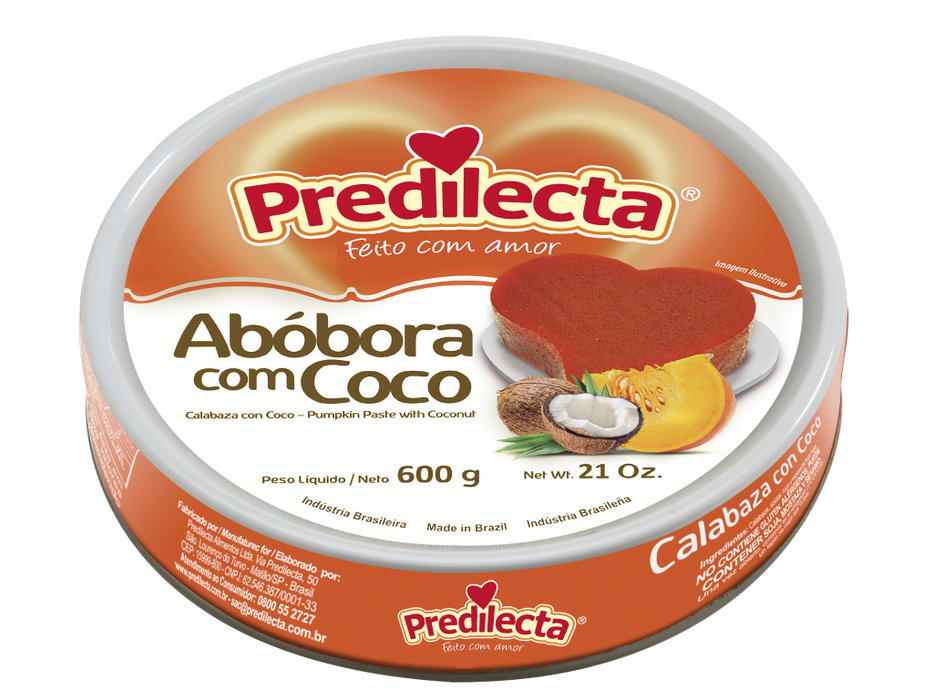 Predilecta Doce Abobora/Coco 600g
