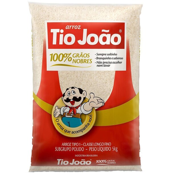 Tio João Arroz Branco 4,5Kg