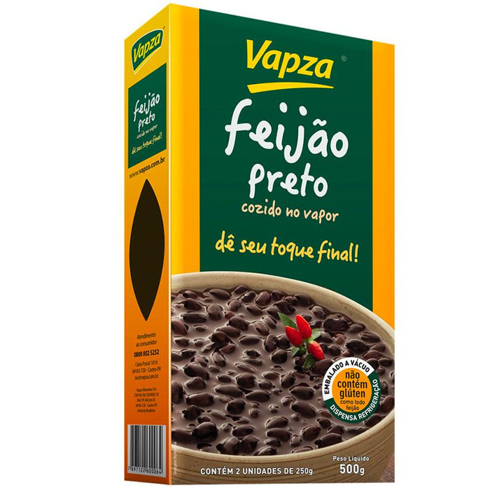 Vapza Steamed Black Beans 500g