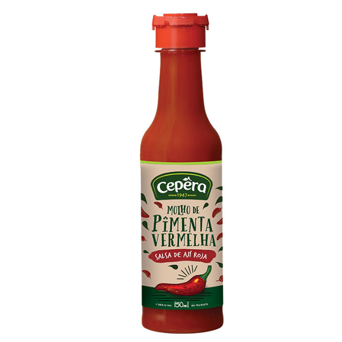 Cepêra Molho de Pimenta Vermelha | Red Pepper Sauce - 150ml