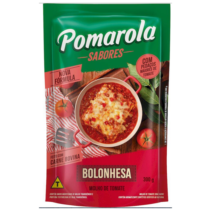Pomorola Molho Tomate Bolonhesa | Bolognesa Tomato Sauce - 300g